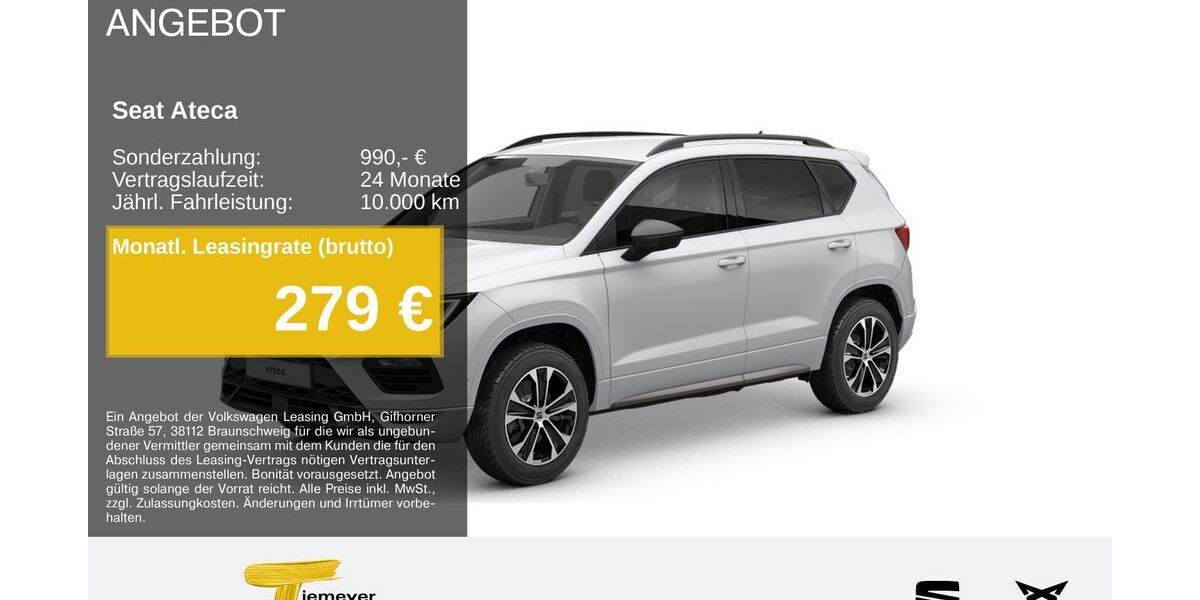 Seat Ateca 16.368 km 32.880 &euro; Bochum 44809