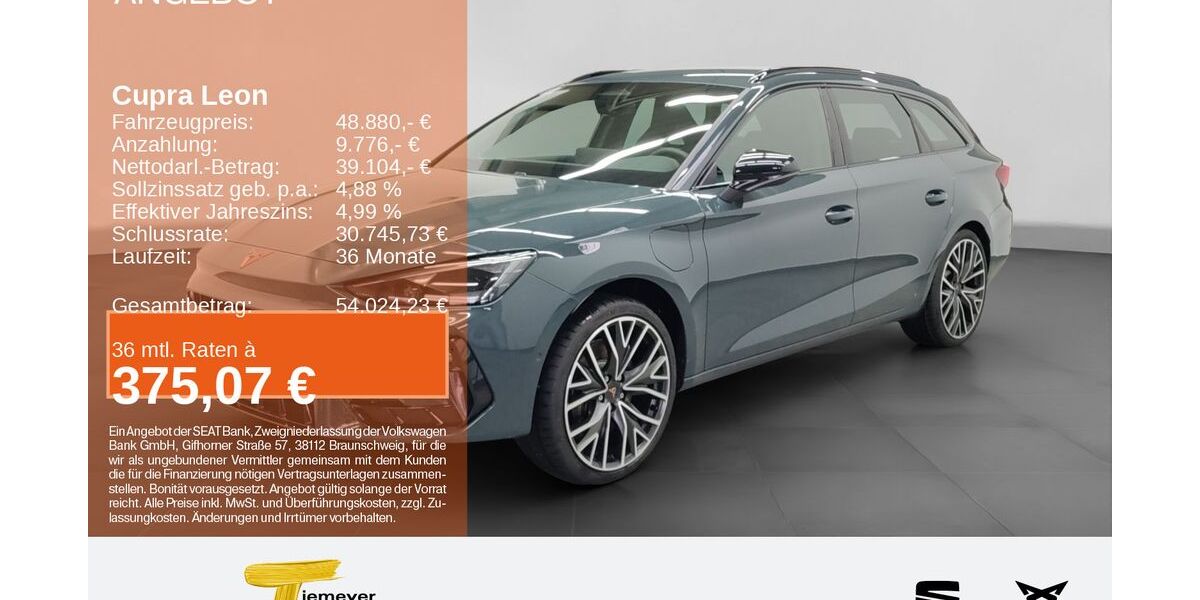 Cupra Leon 9.900 km 41.480 &euro; Bochum 44809