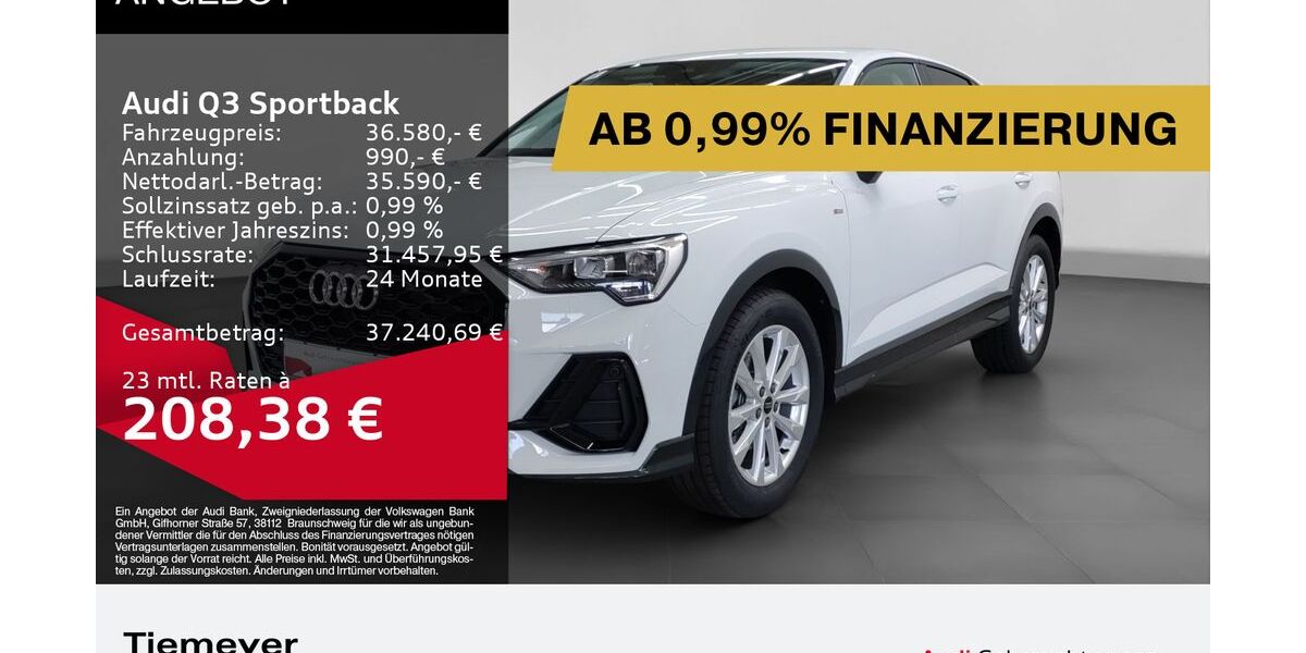Audi Q3 6.830 km 34.830 &euro; Bochum 44809