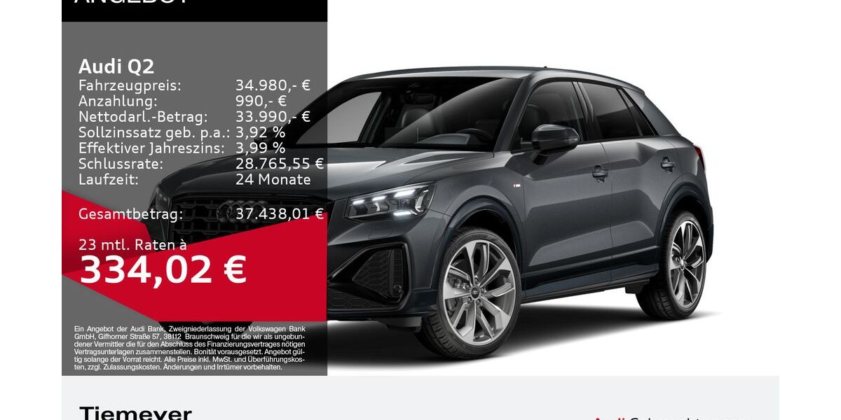 Audi Q2 12.604 km 34.580 &euro; Bochum 44809