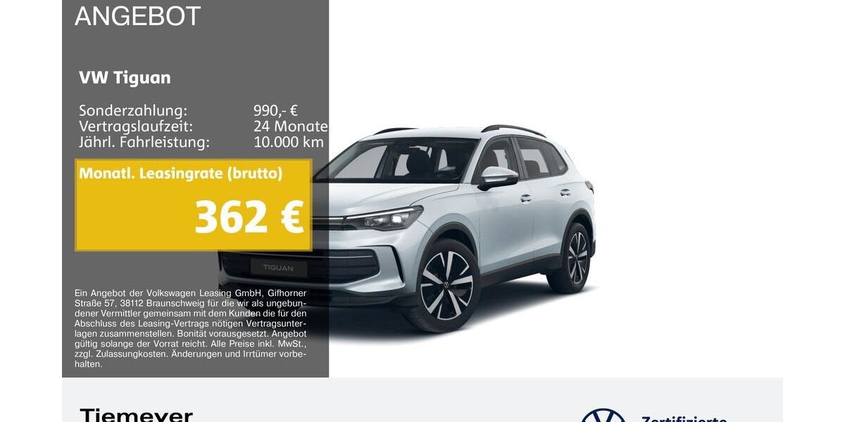 VW Tiguan 21.883 km 41.740 &euro; Bochum 44892