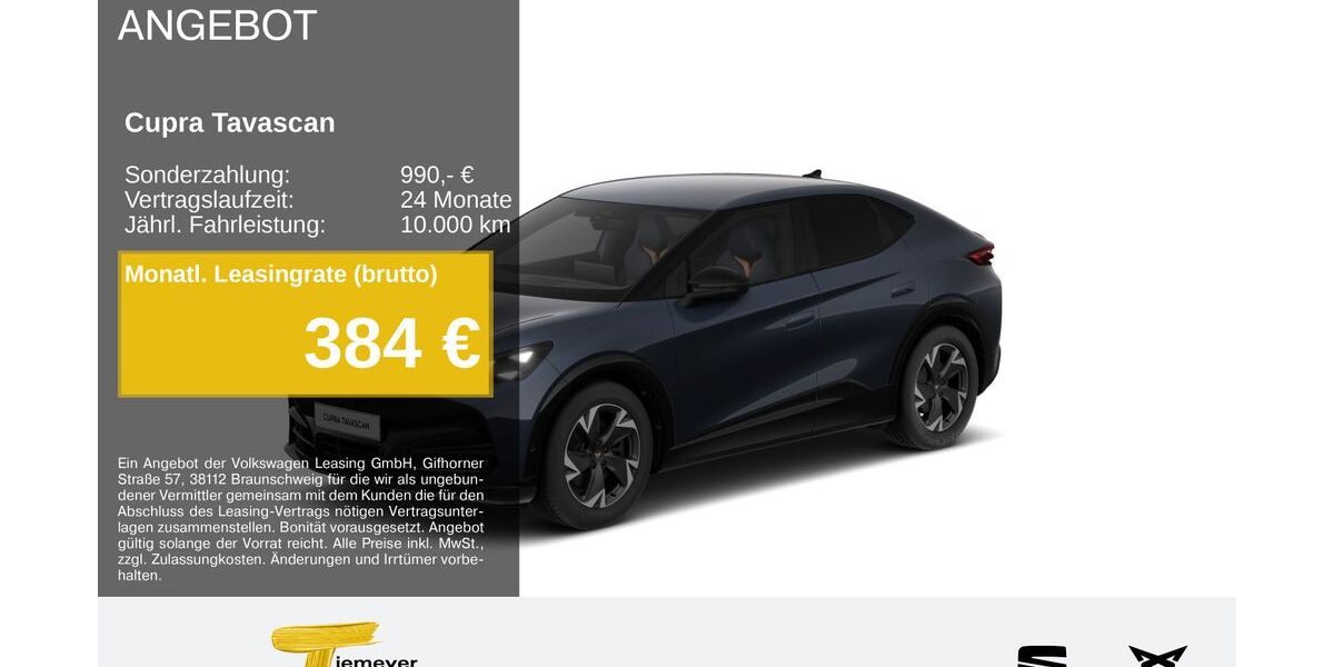 Cupra Tavascan 16.789 km 40.240 &euro; Bochum 44809