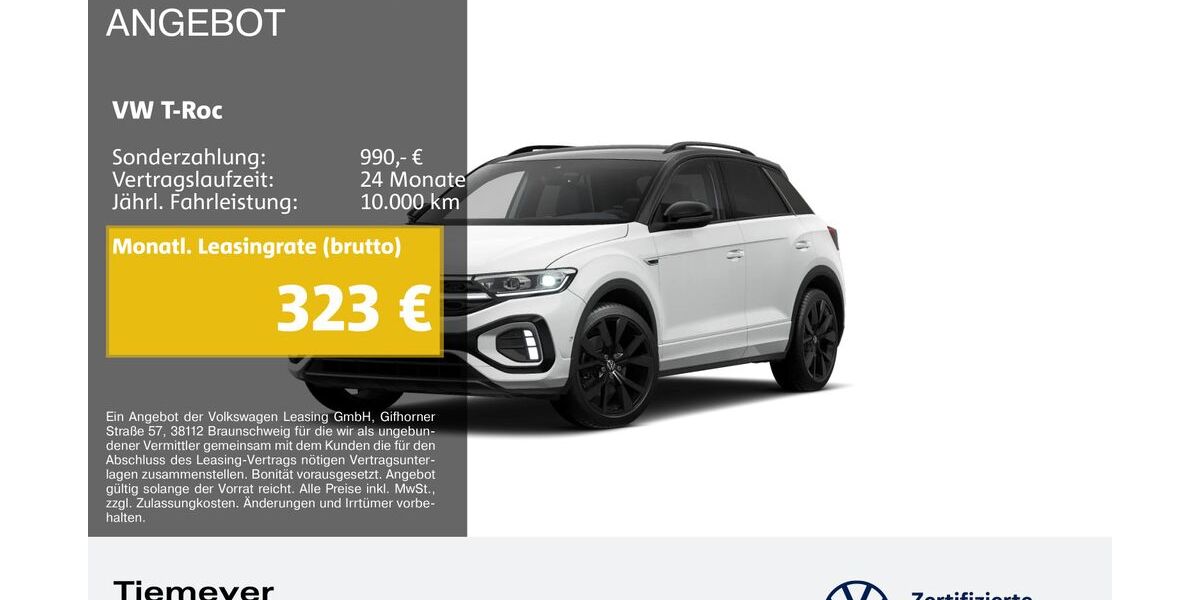 VW T-Roc 47.577 km 31.290 &euro; Bochum 44892