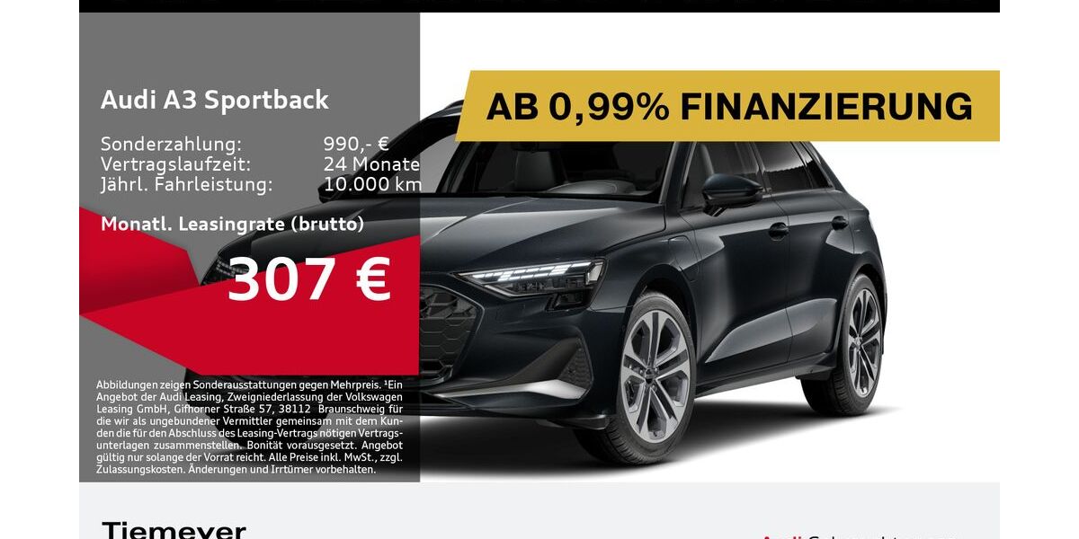 Audi A3 2.791 km 34.960 &euro; Bochum 44809