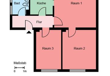 Wohnung Castrop-Rauxel Deinighausen - 3 Zimmer, 58 m&sup2;, 439&euro; | Angebot:26132198