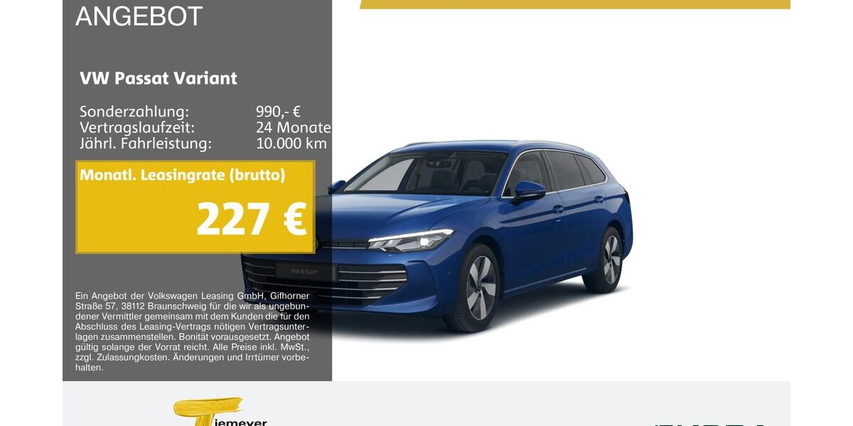 VW Passat Variant 7.133 km 33.270 &euro; Bochum 44809