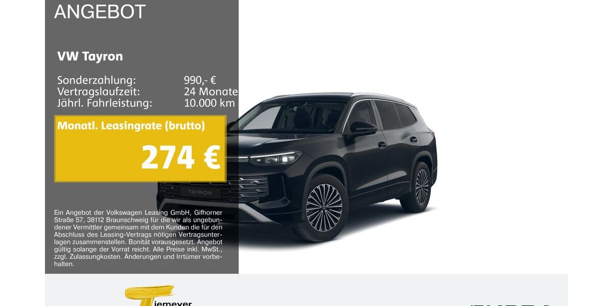 VW Tayron 4.844 km 43.999 &euro; Bochum 44809