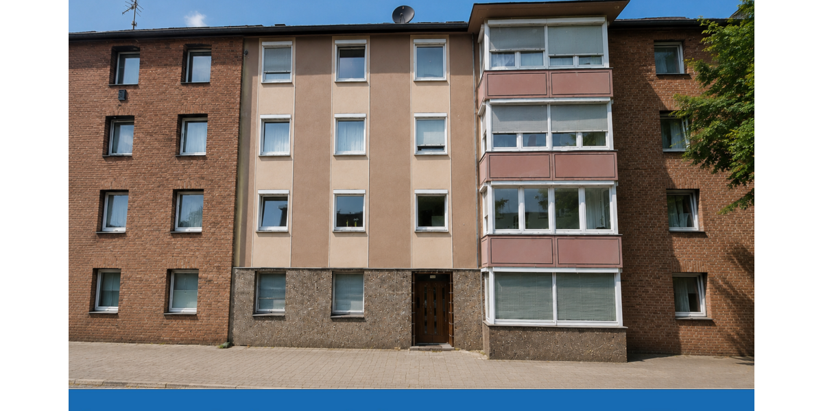 Etagenwohnung Gelsenkirchen Gelsenkirchen-Mitte - 2 Zimmer, 54 m&sup2;, 378&euro; | Angebot:27309376