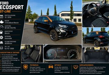 Ford EcoSport 49.700 km 14.490 &euro; Bochum 44807