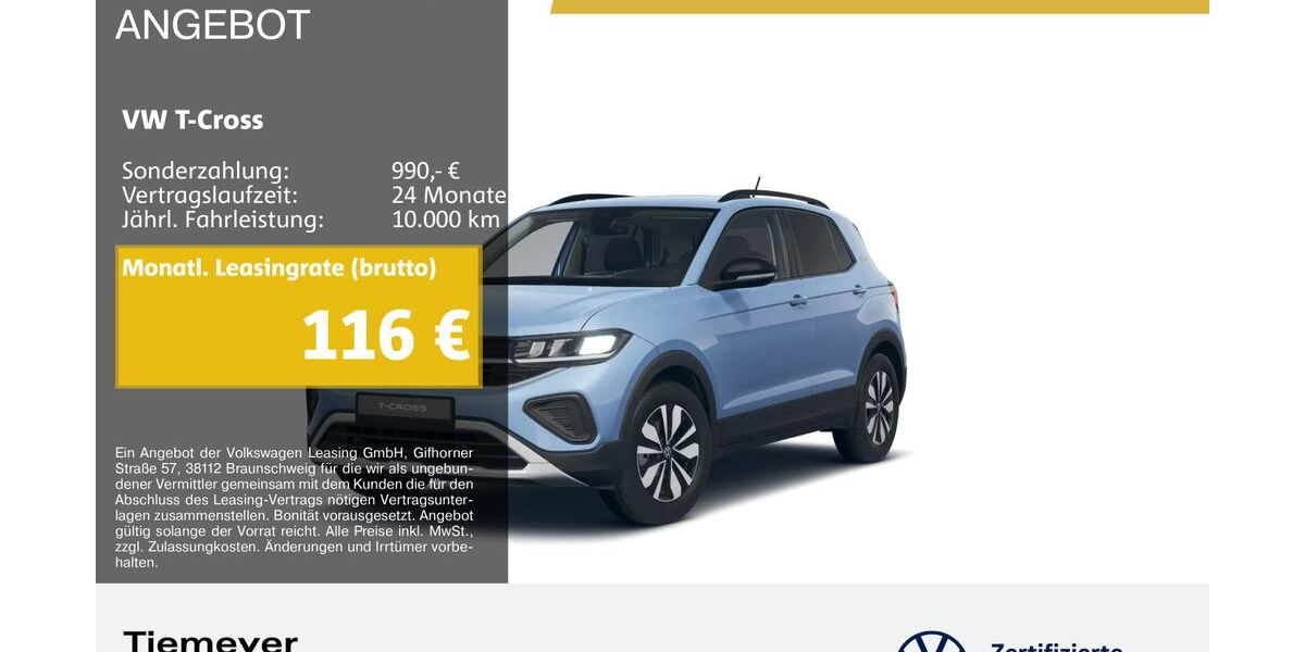 VW T-Cross 2.808 km 19.240 &euro; Bochum 44892