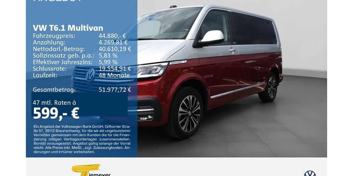 VW T6 Multivan 66.945 km 44.880 &euro; Bochum 44892