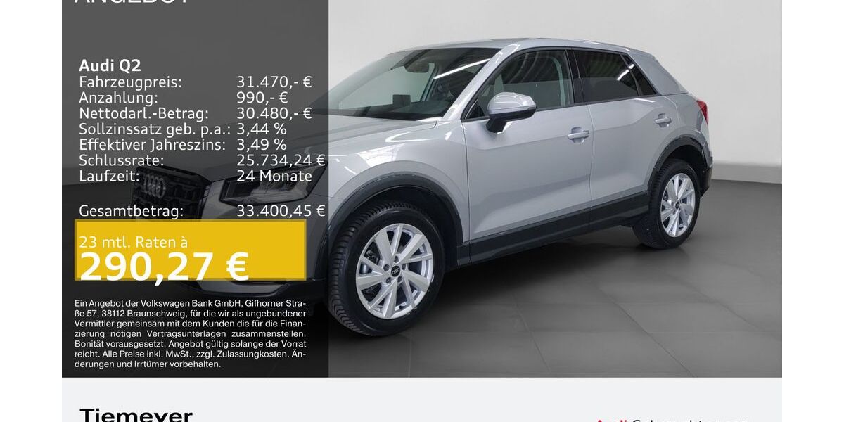 Audi Q2 4.708 km 26.470 &euro; Bochum 44809