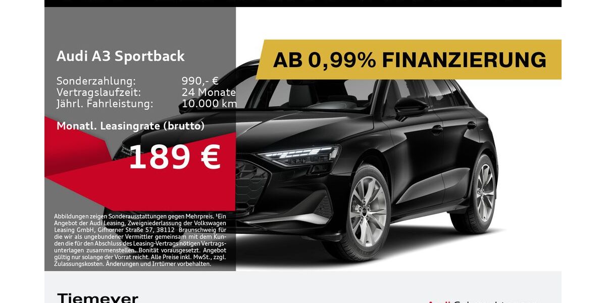 Audi A3 12.384 km 27.970 &euro; Bochum 44809