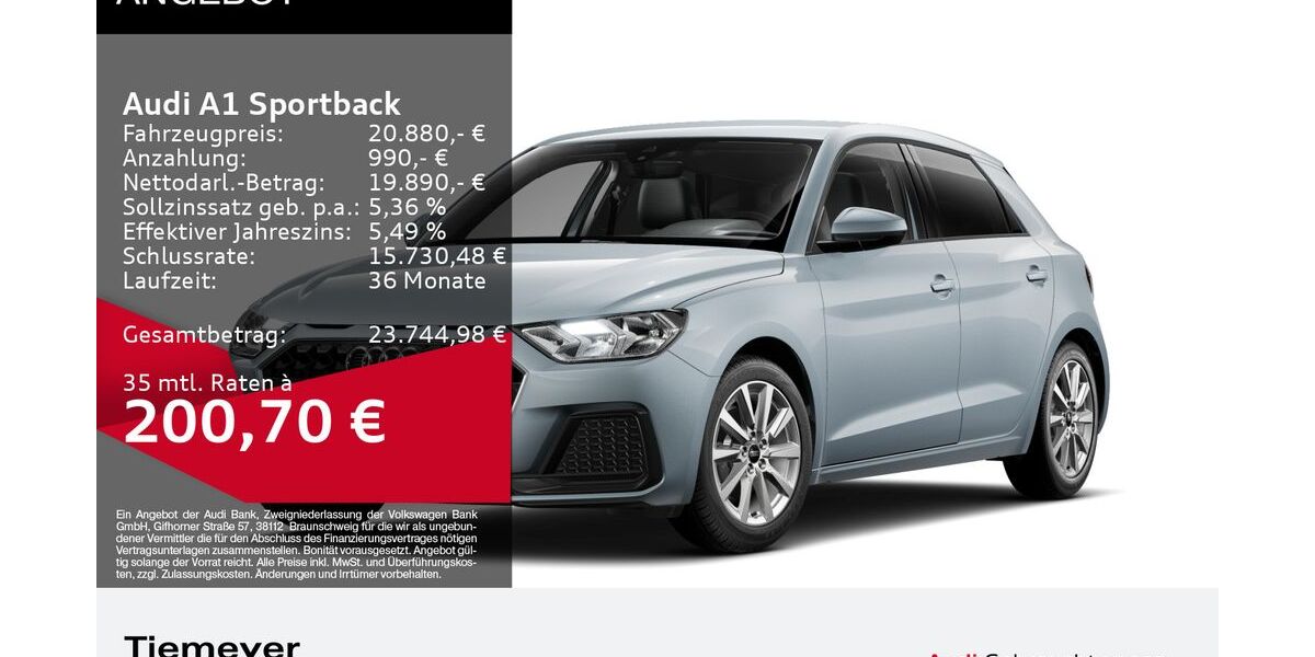 Audi A1 5.914 km 20.250 &euro; Bochum 44809