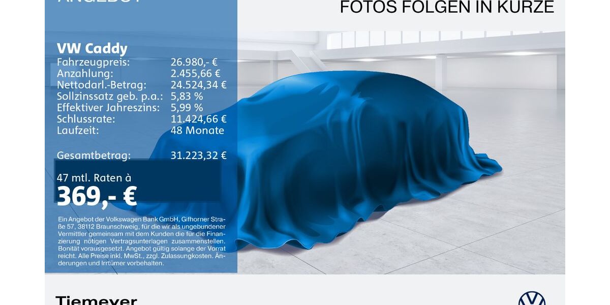 VW Caddy Maxi 121.059 km 25.820 &euro; Gelsenkirchen 45888