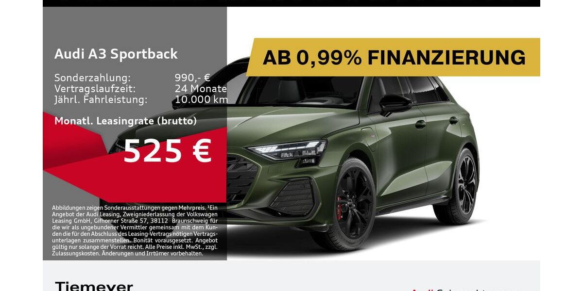 Audi A3 16.251 km 42.870 &euro; Bochum 44809